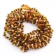 10 Multi CHIPS Baltic amber teething necklaces 32cm