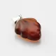Small Baltic amber CARVED pendant