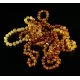 8 Butter Baltic Amber Anklets 25cm