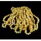 10 Butter Baltic Amber Anklets 25cm