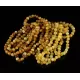 10 Butter Baltic Amber Anklets 25cm