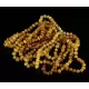 10 Butter Baltic Amber Anklets 25cm