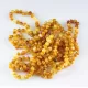 10 Butter Baltic Amber Anklets 25cm