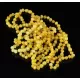 10 Butter BAROQUE Baltic amber adult bracelets 20cm