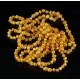 10 Butter BAROQUE Baltic amber adult bracelets 20cm