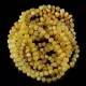 10 Butter Baltic Amber Anklets 25cm