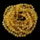 10 Butter Baltic Amber Anklets 25cm
