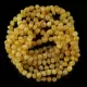 9 Butter Baltic Amber Anklets 25cm