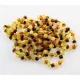 10 Multi BAROQUE Baltic amber adult bracelets 21cm