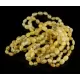 10 Butter BEANS Baltic amber adult bracelets 18cm