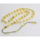 Islamic 33 BARREL Prayer BALTIC AMBER Beads Muslim Rosary