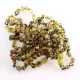 10 Green BAROQUE Baltic amber teething bracelets 14cm