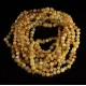 10 Unpolished Mix BAROQUE Baby teething Baltic amber necklaces 32cm