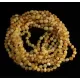10 Unpolished Mix BAROQUE Baby teething Baltic amber necklaces 32cm
