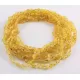 10 Raw Honey BEANS Baltic amber adult necklaces 45cm