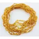 10 Honey BEANS Baltic amber adult wholesale necklaces 45cm