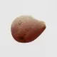 Natural rare Baltic amber resin drop with cracks