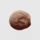 Natural rare Baltic amber resin drop with cracks