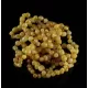 10 Butter BAROQUE Baltic amber teething bracelets 14cm