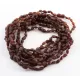 10 Raw Ruby BEANS Baby Baltic amber teething necklaces 32cm