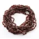 10 Raw Ruby BEANS Baby Baltic amber teething necklaces 32cm