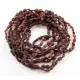 10 Raw Ruby BEANS Baby Baltic amber teething necklaces 32cm