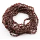 10 Raw Ruby BEANS Baby Baltic amber teething necklaces 32cm
