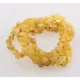 4 Raw Honey BAROQUE Baltic amber adult bracelets 20cm