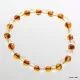 Baltic Amber Stretchy Bracelet for Adults