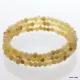Memory wire Baltic Amber Bracelet for Adults