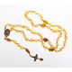 Honey Baltic Amber CHRISTIAN CATHOLIC Rosary