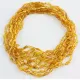 10 Honey BEANS Baltic amber adult wholesale necklaces 51cm