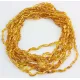 10 Honey BEANS Baltic amber adult wholesale necklaces 51cm