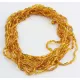 10 Honey BEANS Baltic amber adult wholesale necklaces 51cm