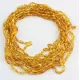 10 Honey BEANS Baltic amber adult wholesale necklaces 51cm