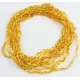 10 Honey BEANS Baltic amber adult wholesale necklaces 51cm