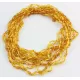 10 Honey BEANS Baltic amber adult wholesale necklaces 51cm