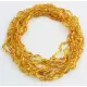10 Honey BEANS Baltic amber adult wholesale necklaces 51cm