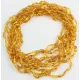 10 Honey BEANS Baltic amber adult wholesale necklaces 51cm