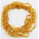 10 Honey BEANS Baltic amber adult wholesale necklaces 51cm