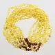10 BAROQUE Baltic amber teething necklaces 33cm