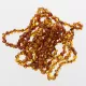 10 Pop Cognac Baltic Amber Anklets 25cm