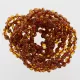 10 Pop Cognac Baltic Amber Anklets 25cm