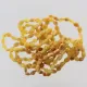 10 Raw Butter BEANS Baltic amber adult bracelets 19cm