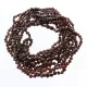 10 Raw Ruby BAROQUE teething Baltic amber necklaces 36cm