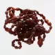 10 Raw Ruby BEANS Baltic amber teething bracelets 14cm