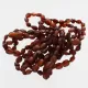 10 Raw Ruby BEANS Baltic amber teething bracelets 14cm