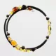 Wire Baltic Amber Bracelet for Adults