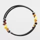Wire Baltic Amber Bracelet for Adults