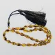 Islamic 33 Baltic amber Prayer OLIVE beads